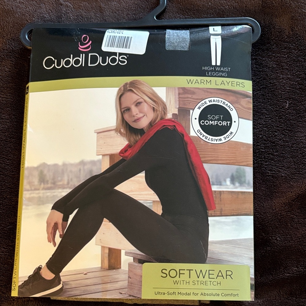 Cuddl Duds Women's Soft GreyLeggings